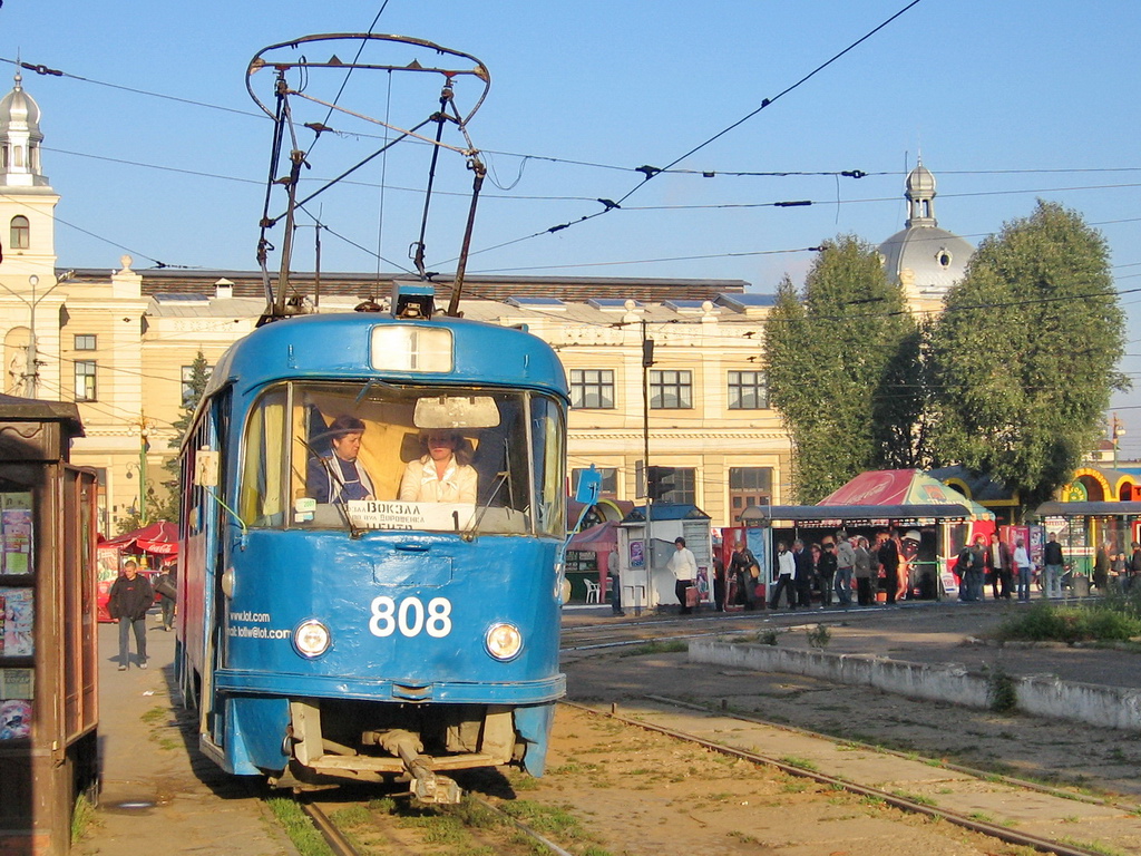 Lviv, Tatra T4SU # 808