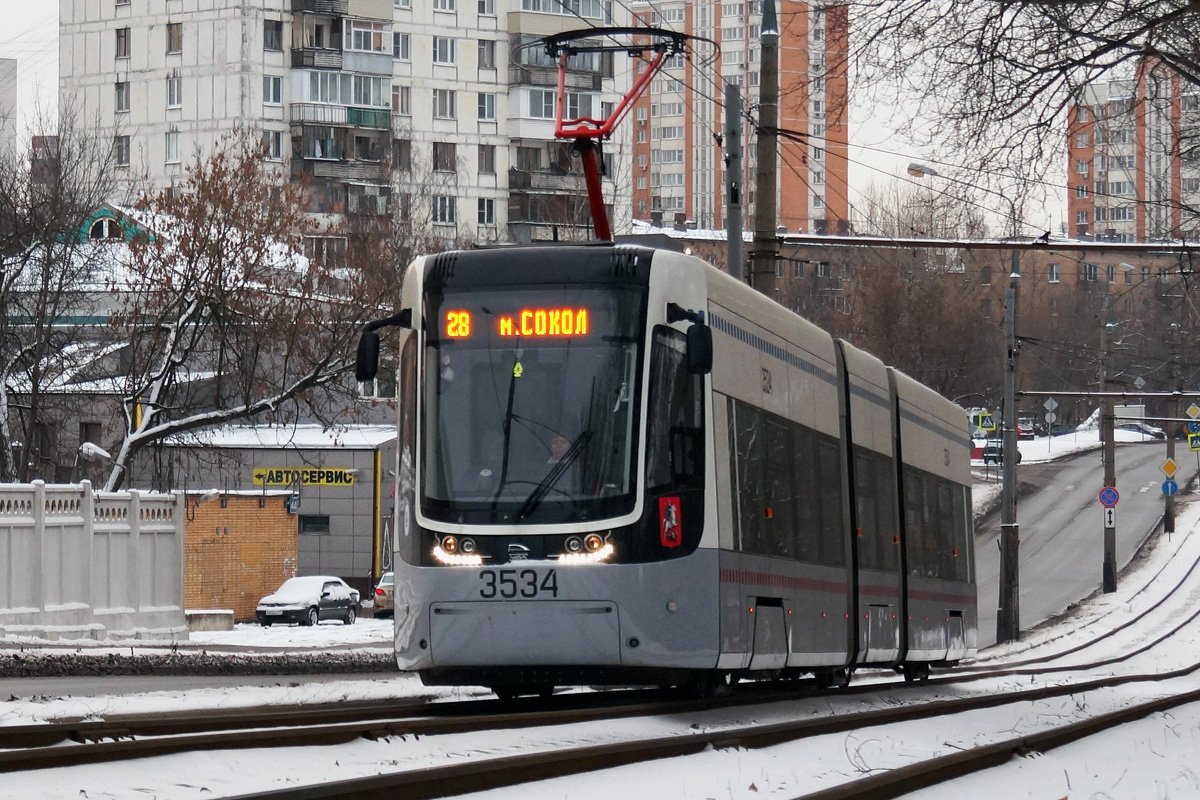 Москва, 71-414 (Pesa Fokstrot) № 3534