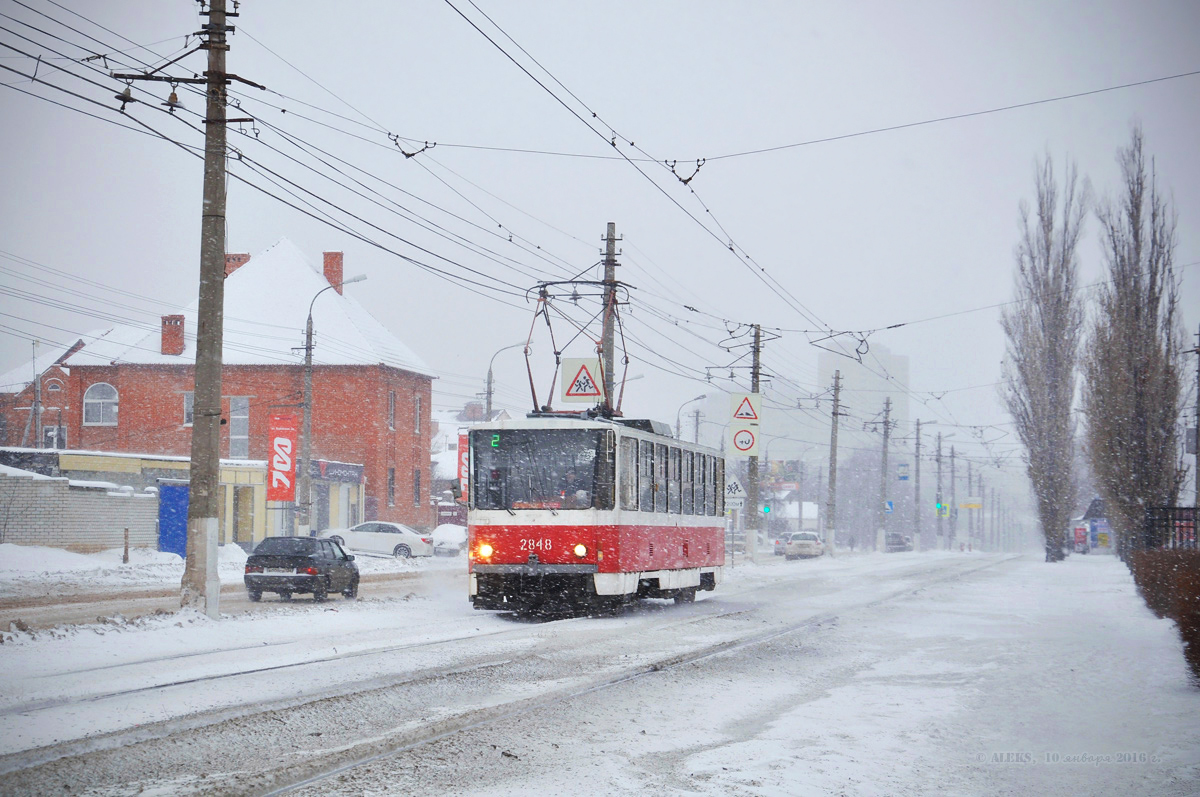 Волгоград, Tatra T6B5SU № 2848