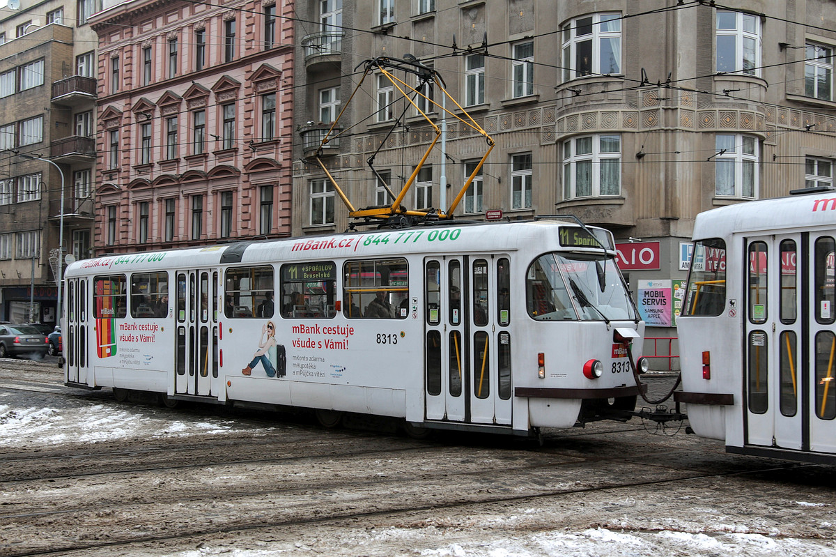 Прага, Tatra T3R.P № 8313