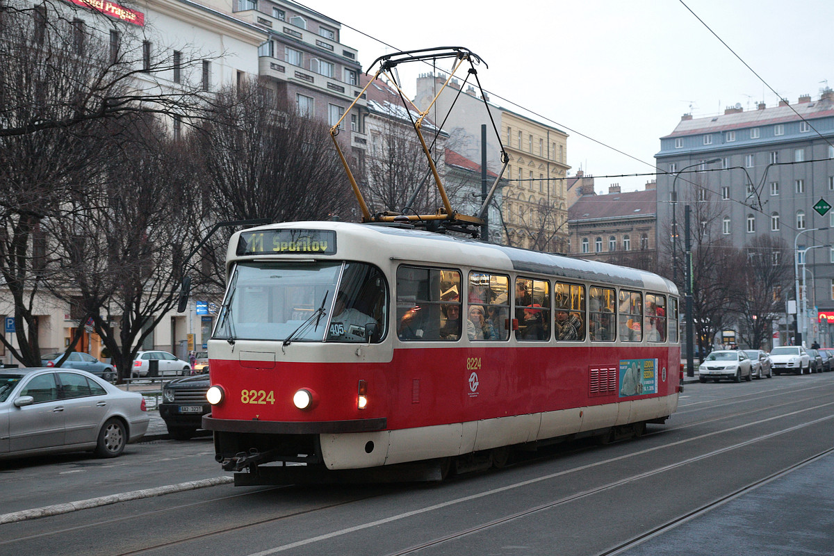 Прага, Tatra T3R.P № 8224