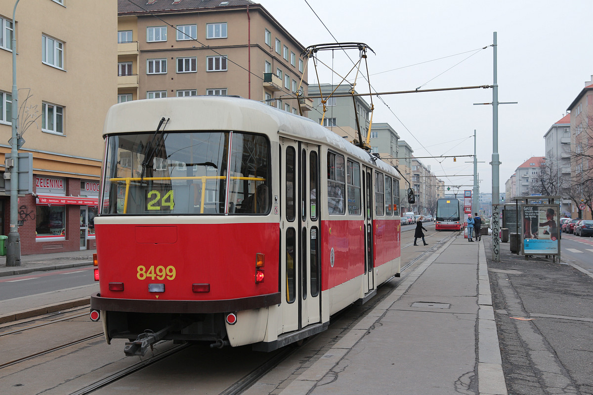 Прага, Tatra T3R.P № 8499