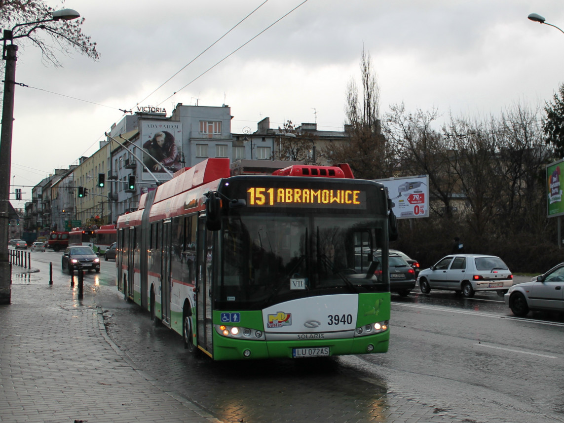 Люблин, Solaris Trollino III 18 M № 3940