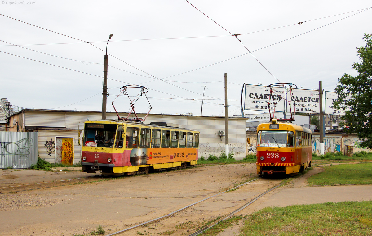 Тверь, Tatra T6B5SU № 25; Тверь, Tatra T3SU № 238
