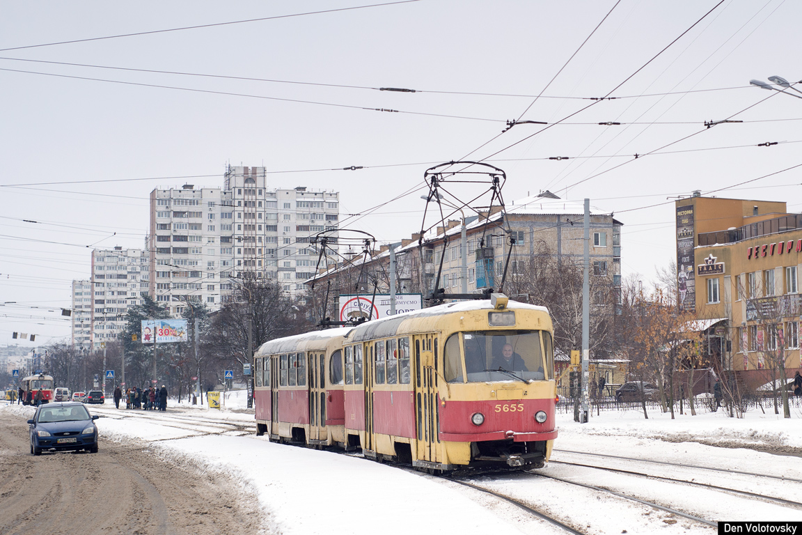 Киев, Tatra T3SU № 5655