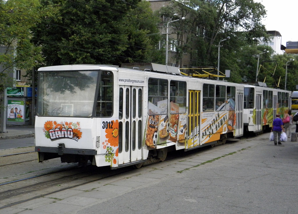 Днепр, Татра-Юг Т6Б5 № 3012 Днепр, Татра-Юг Т6Б5 № 3012