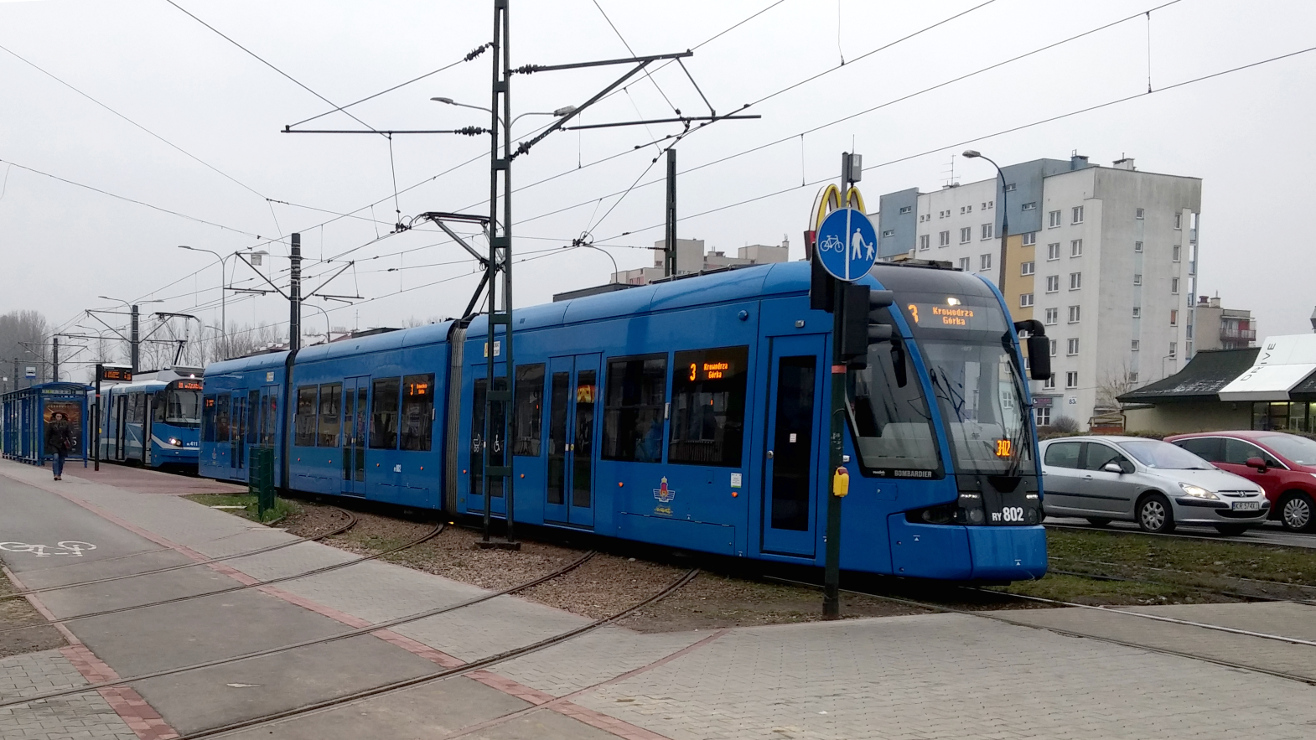 Краков, Bombardier NGT8 № RY802