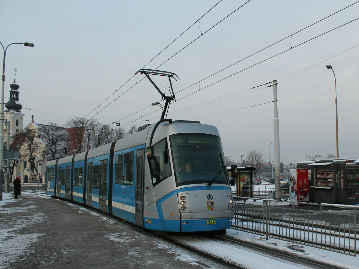 Вроцлав, Škoda 16T Elektra № 3016