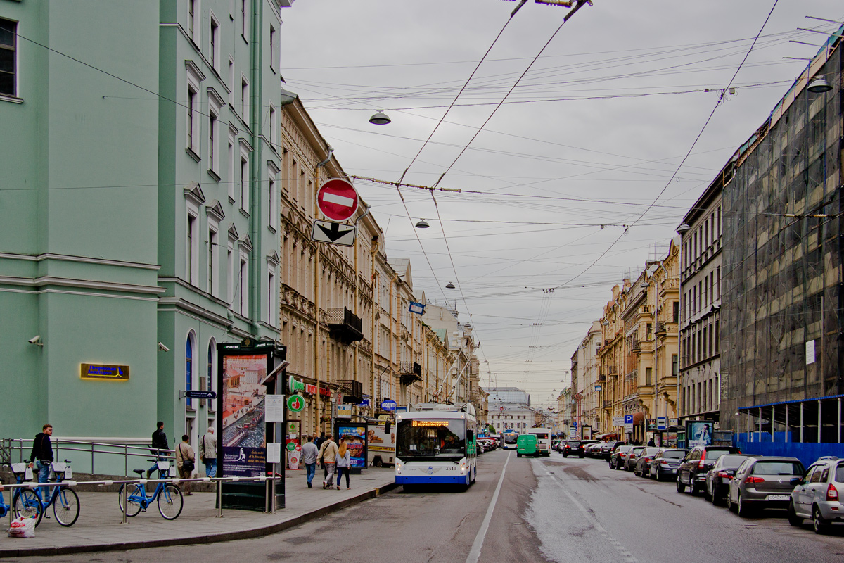 Sanktpēterburga — Trolleybus lines and infrastructure