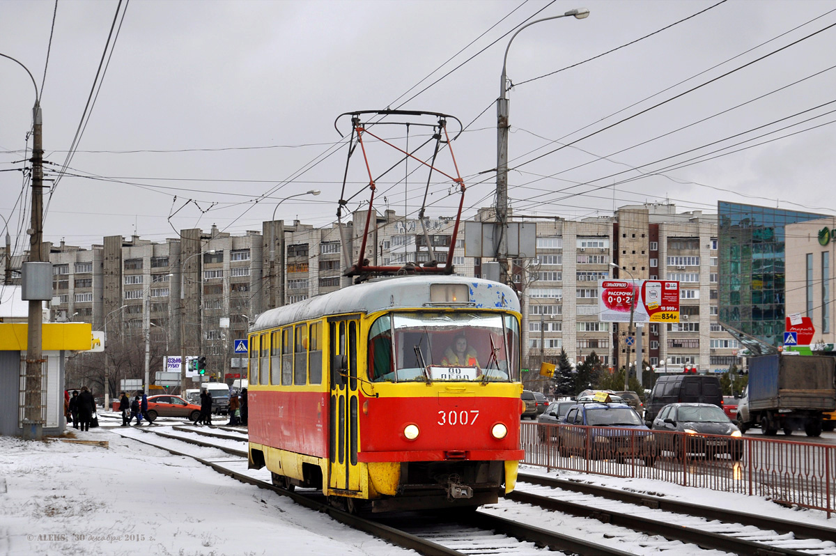 Volgograd, Tatra T3SU (2-door) č. 3007