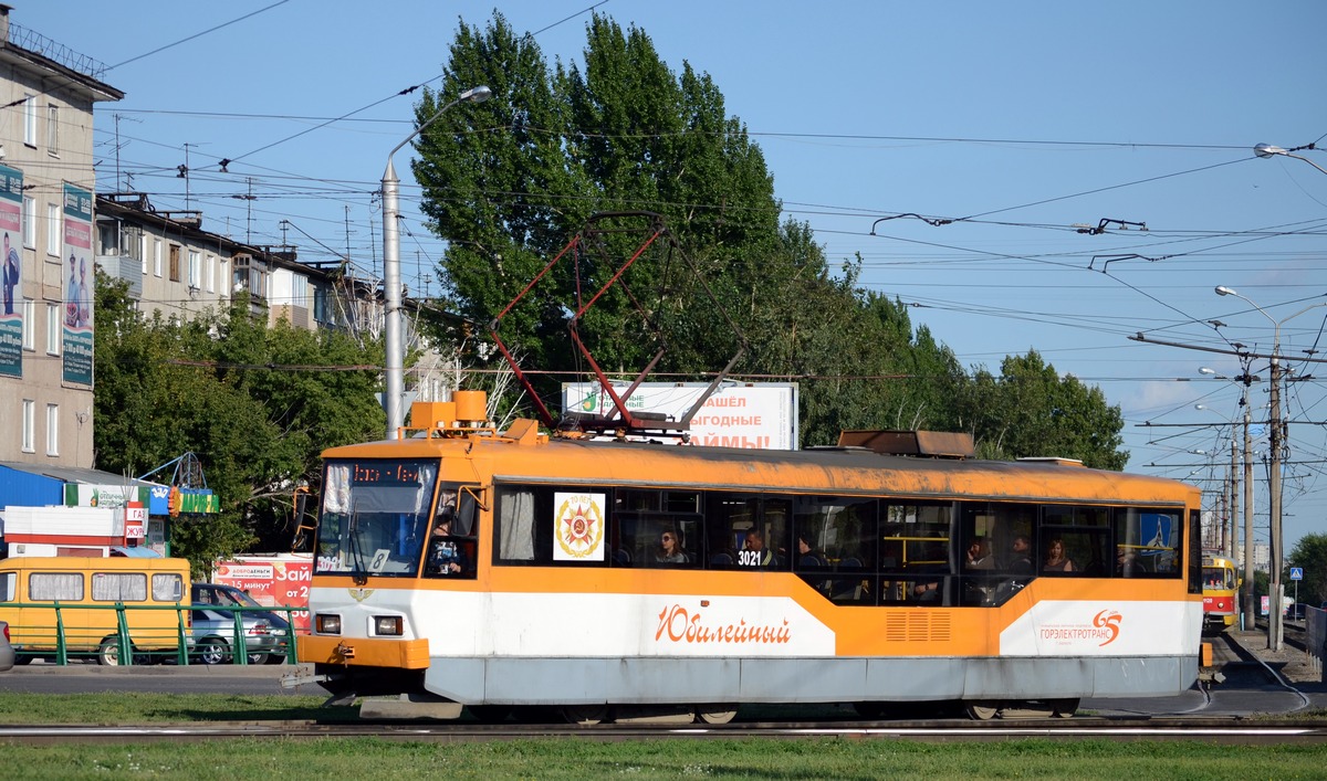 Барнаул, Tatra T3SU КВР Барнаул № 3021