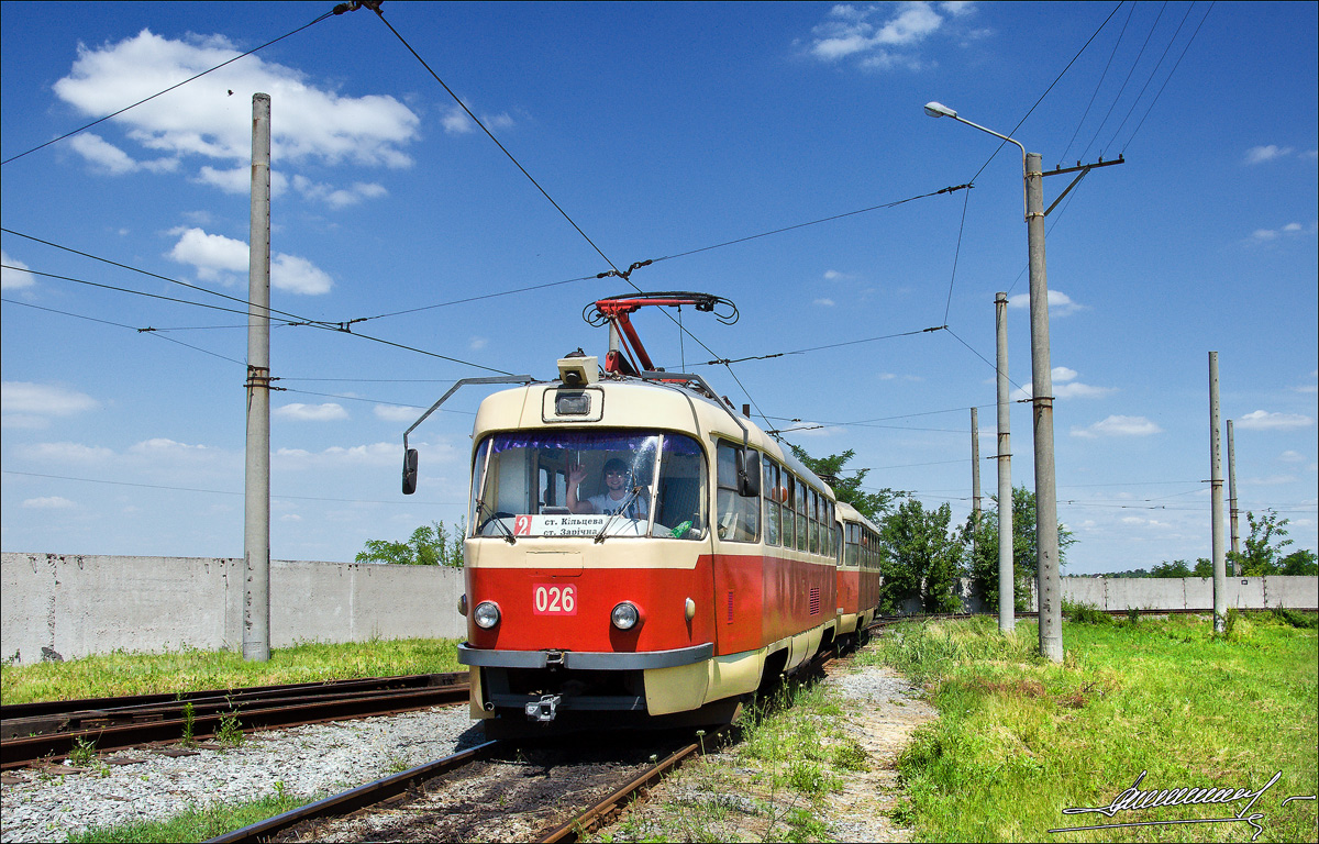 Кривой Рог, Tatra T3R.P № 026