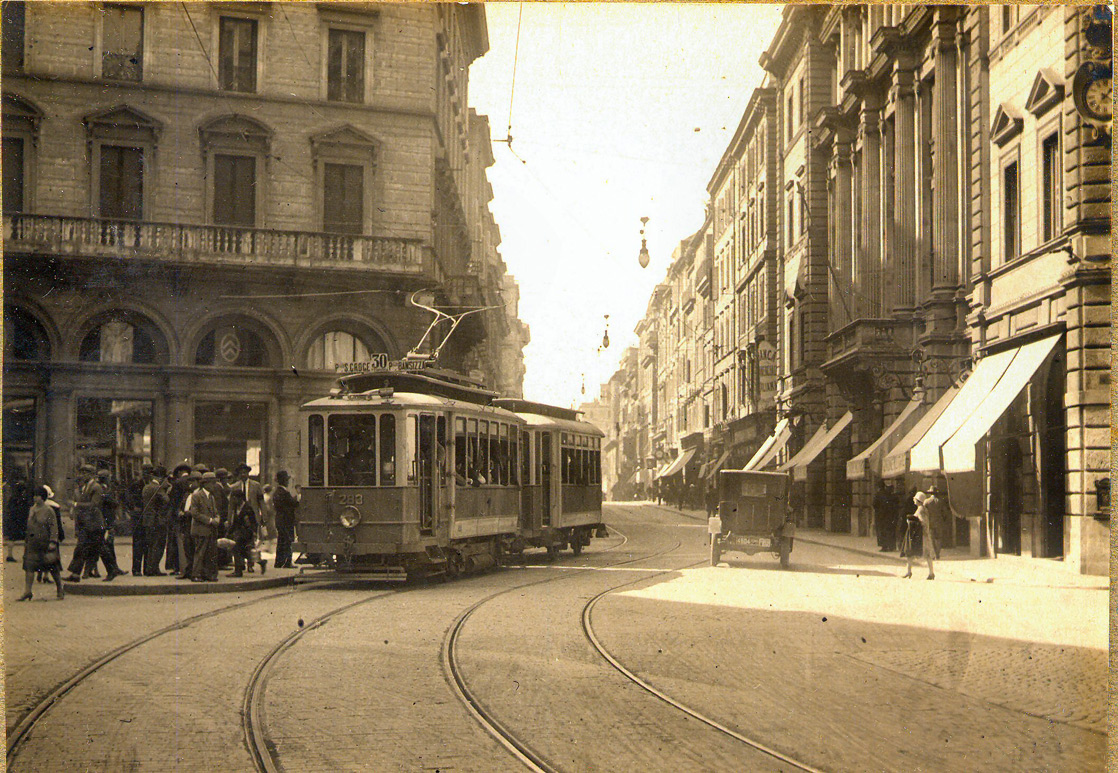 Рим, ATAC series "motrice 6 finestrini" № 283; Рим — Старые фотографии