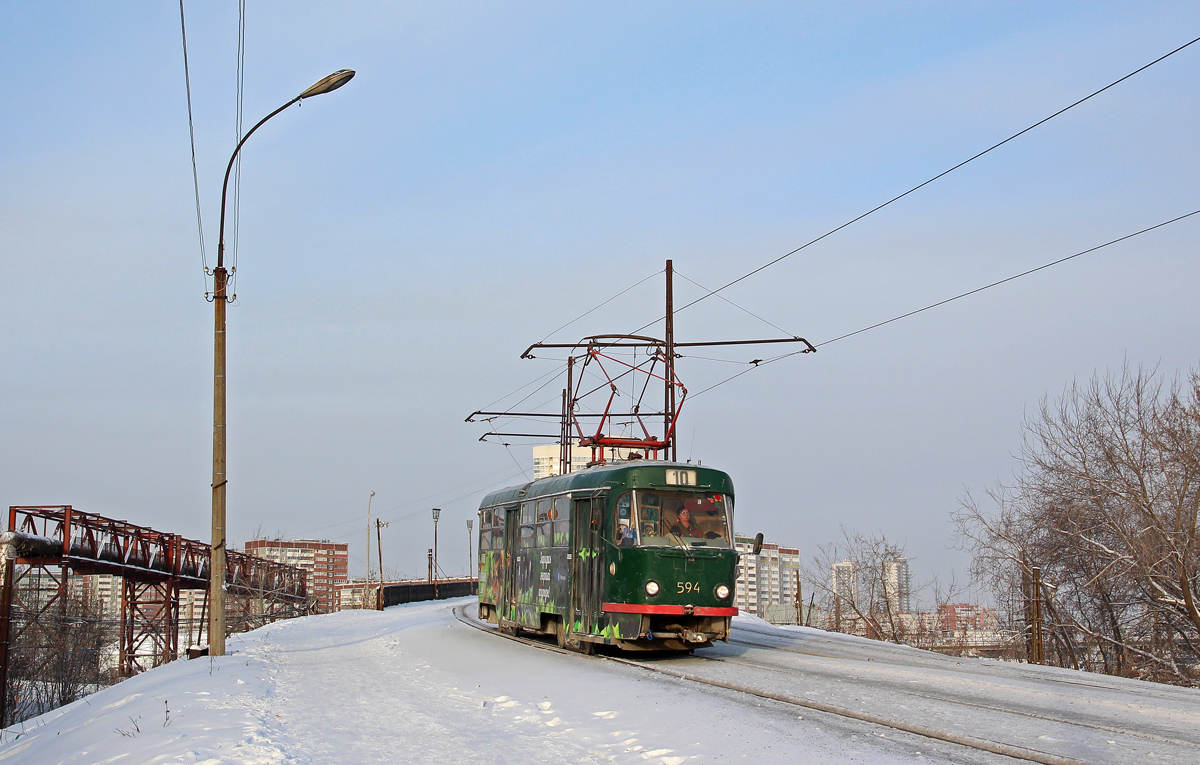 Екатеринбург, Tatra T3SU № 594