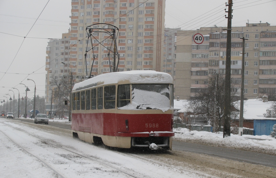 Киев, Tatra T3SU № 5988