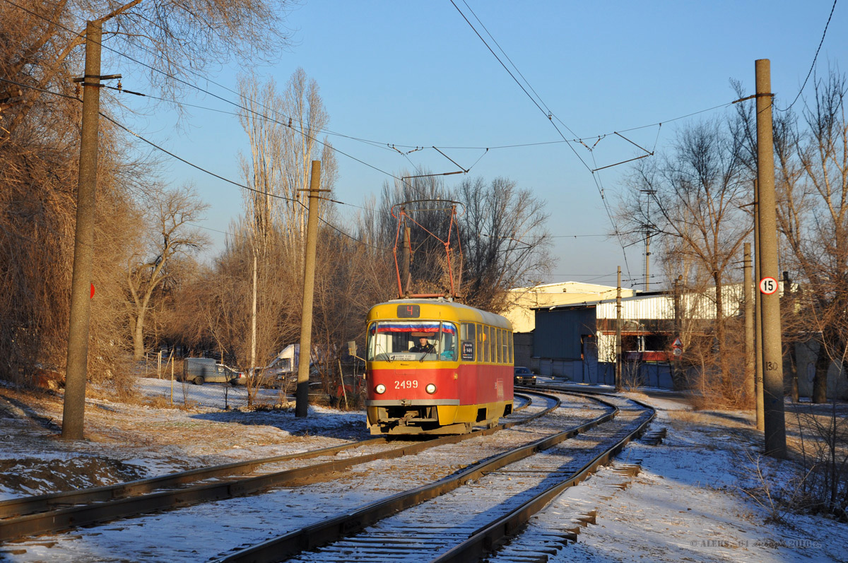 Волгоград, Tatra T3SU (двухдверная) № 2499