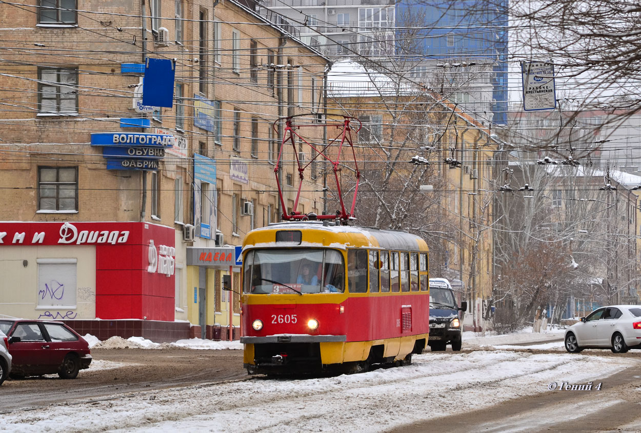 Volgográd, Tatra T3SU (2-door) — 2605