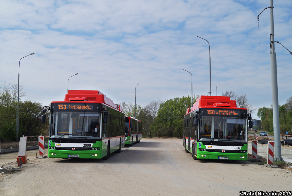 Lublin, Ursus T70116 # 3900; Lublin, Ursus T70116 # 3906 Lublin, Ursus T70116 # 3900; Lublin, Ursus T70116 # 3906