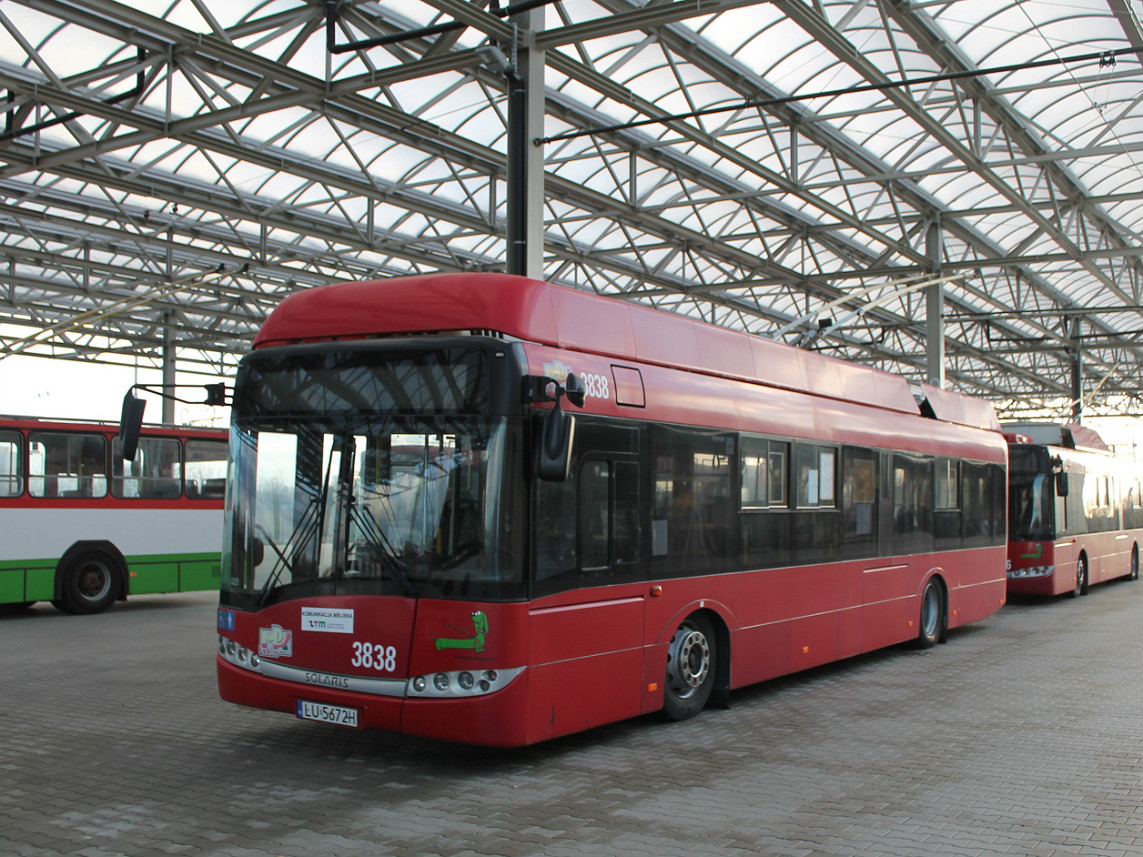 Люблин, Solaris Trollino III 12 AC № 3838