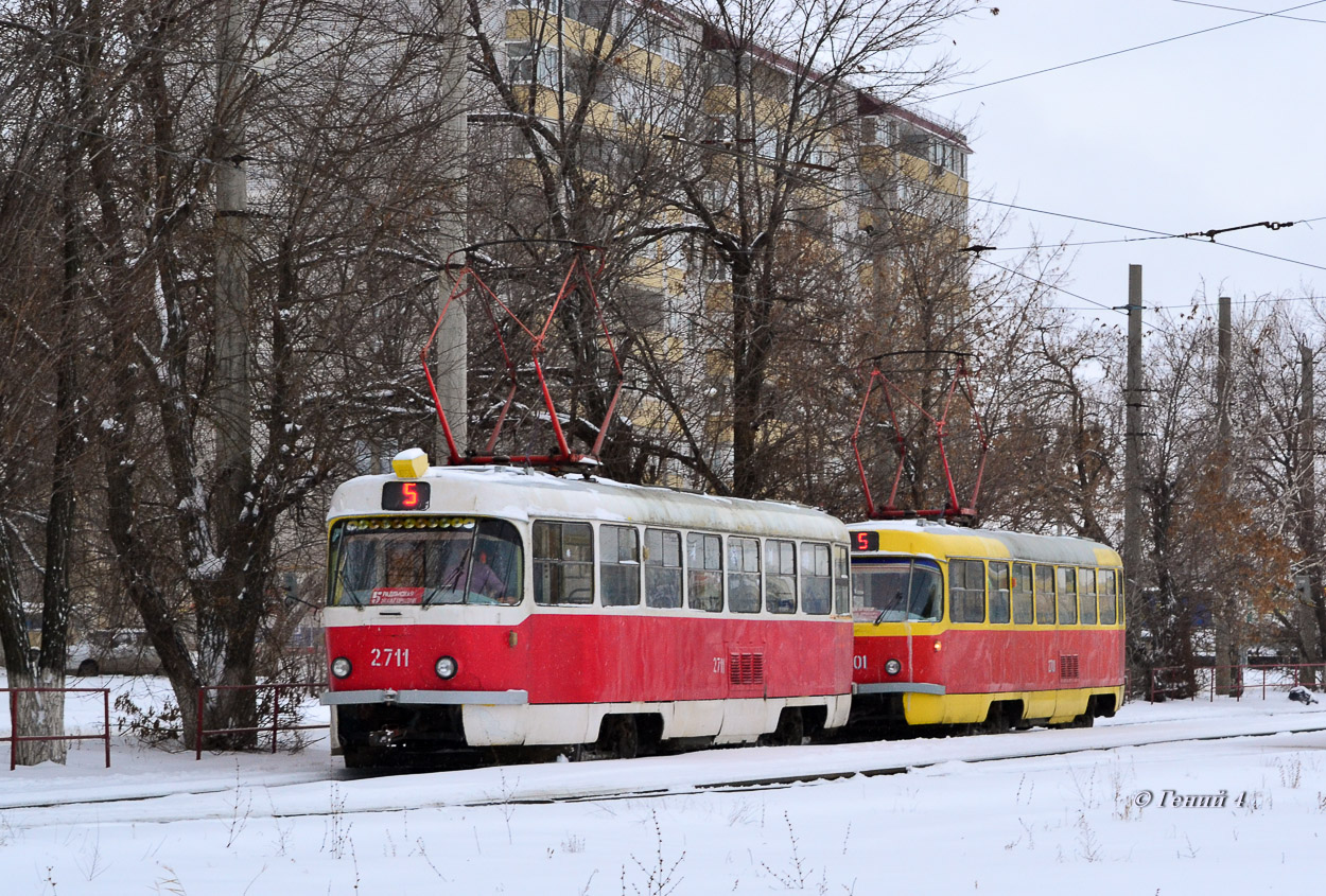 Volgograd, Tatra T3SU # 2711; Volgograd, Tatra T3SU # 2701