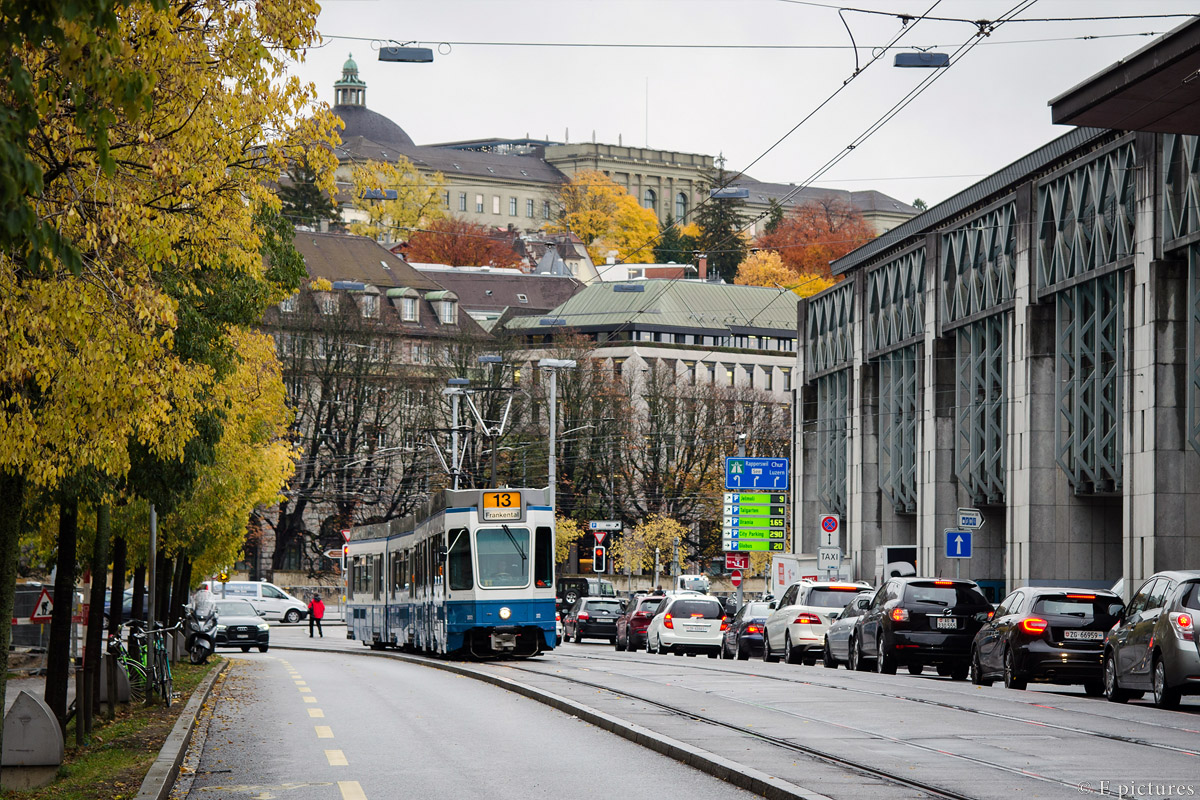 Zürich, SWP/SIG/BBC Be 4/6 "Tram 2000" — 2072
