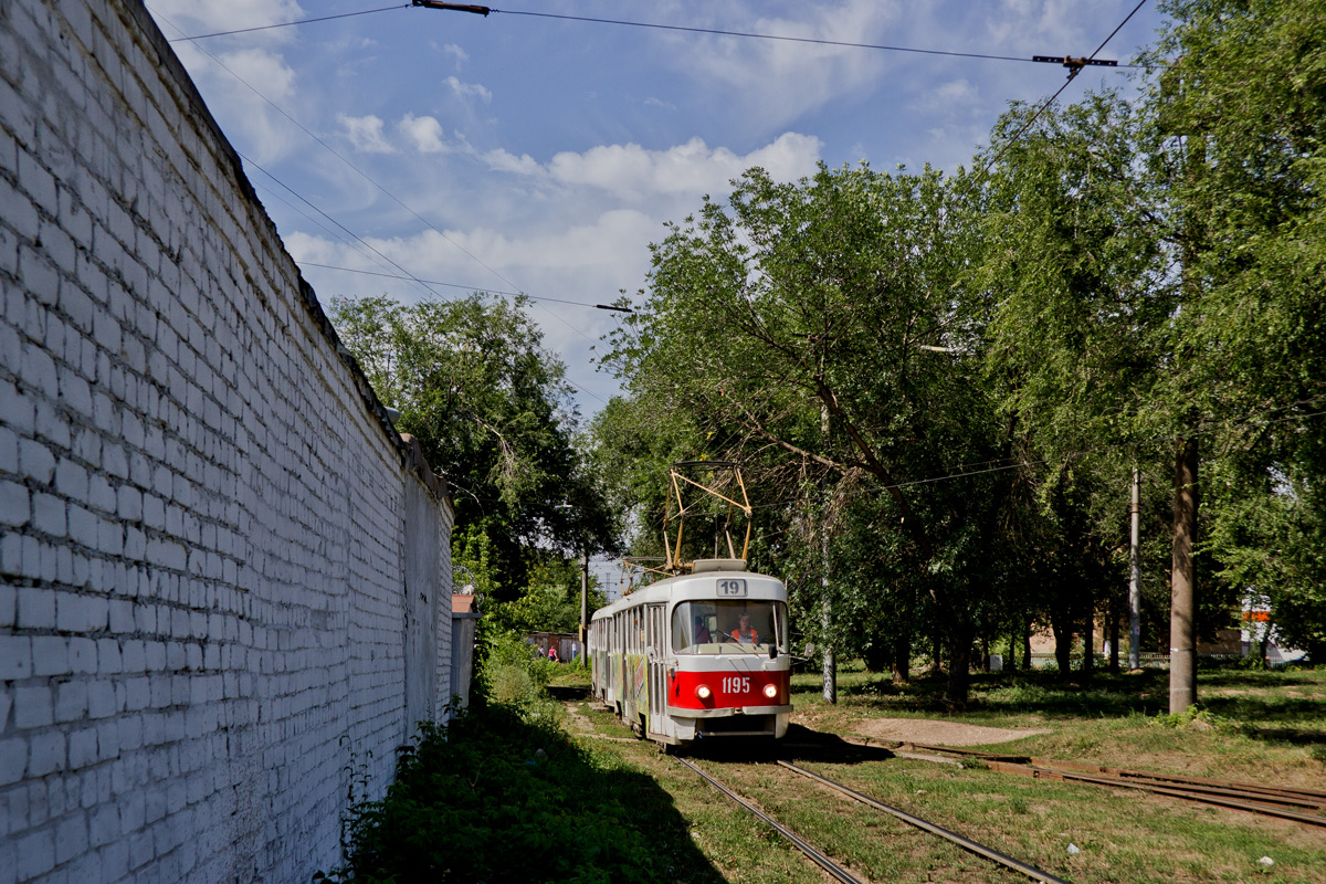 Самара, Tatra T3SU № 1195; Самара — Конечные станции и кольца (трамвай)