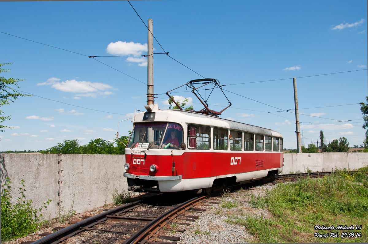 Кривой Рог, Tatra T3SU № 007