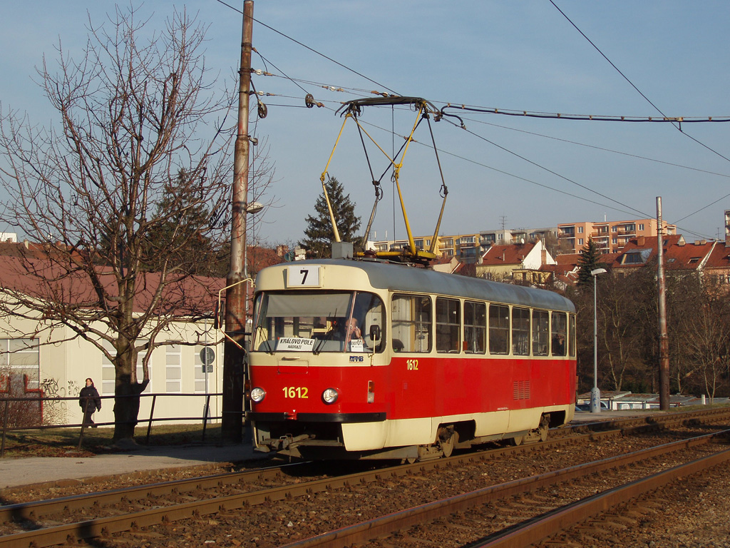 Брно, Tatra T3G № 1612