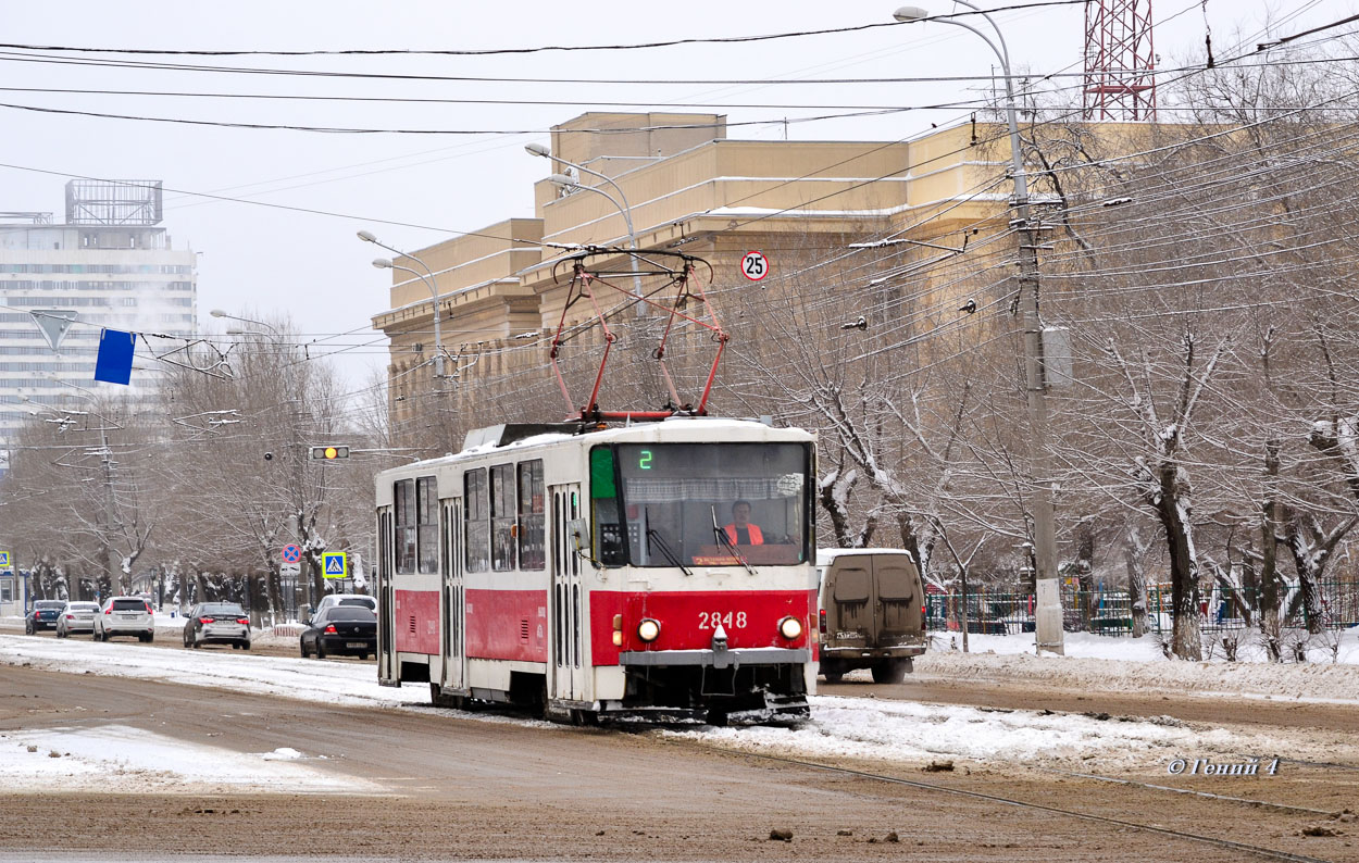 Volgograd, Tatra T6B5SU # 2848 Volgograd, Tatra T6B5SU # 2848