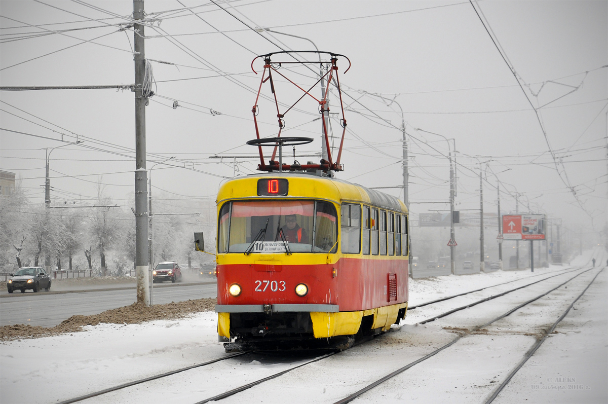 Волгоград, Tatra T3SU № 2703