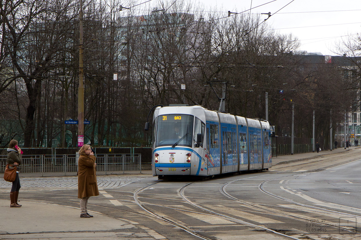 Вроцлав, Škoda 19T Elektra № 3129