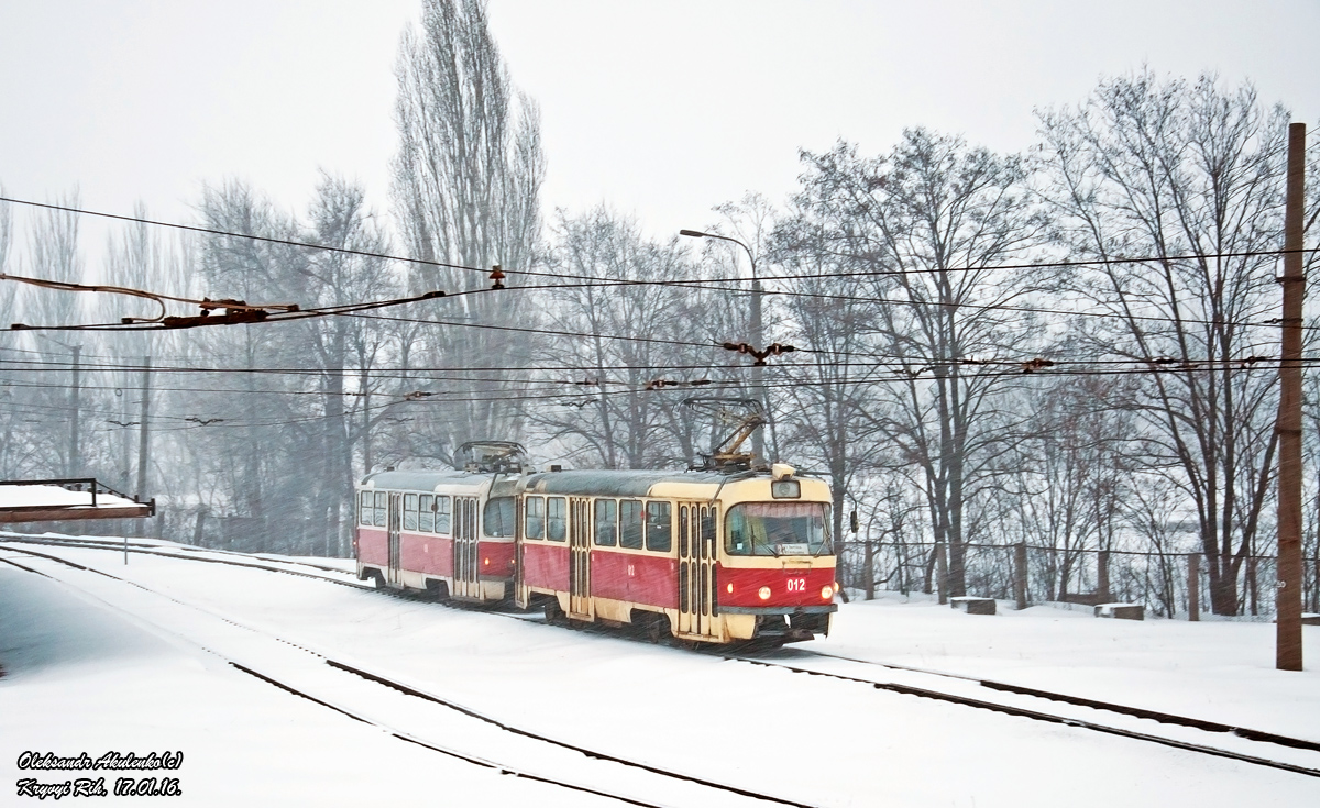 Кривой Рог, Tatra T3R.P № 012