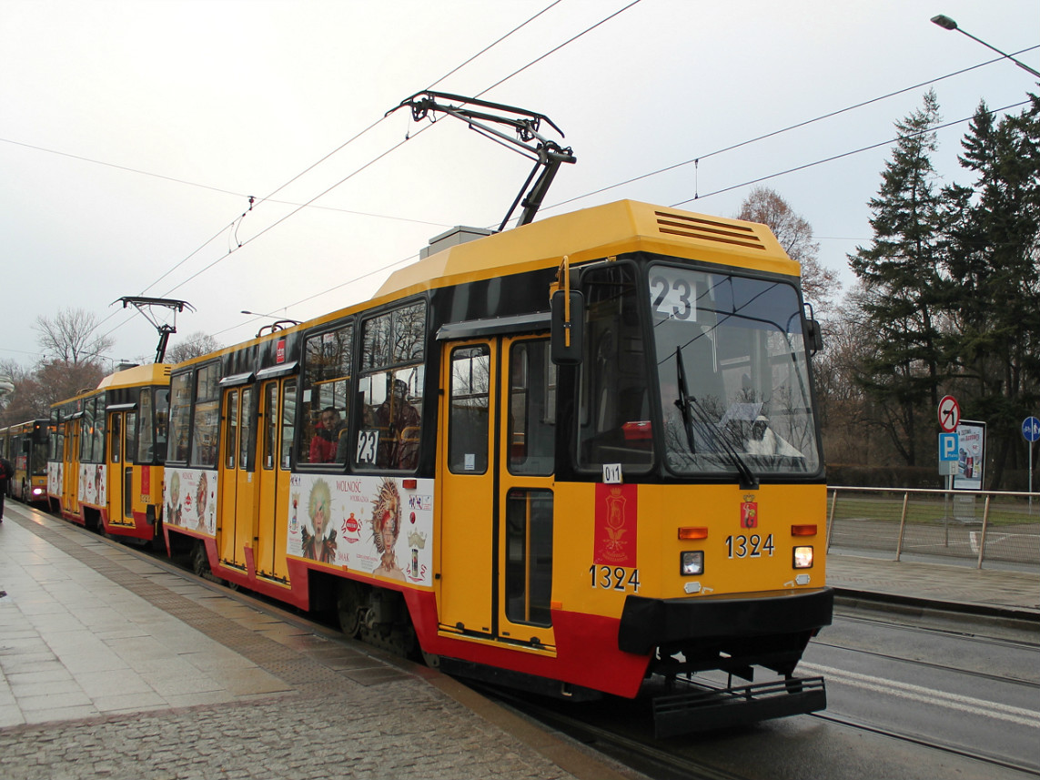 Варшава, Konstal 105Na № 1324