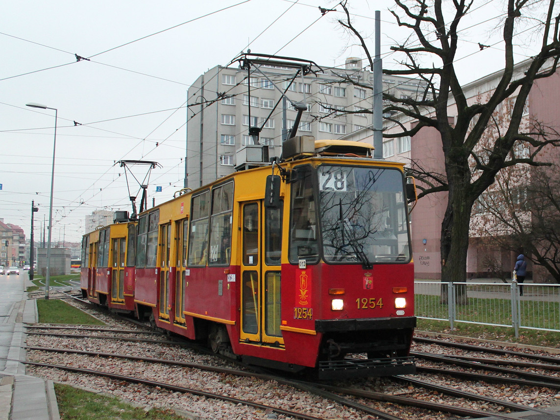 Варшава, Konstal 105Na № 1254