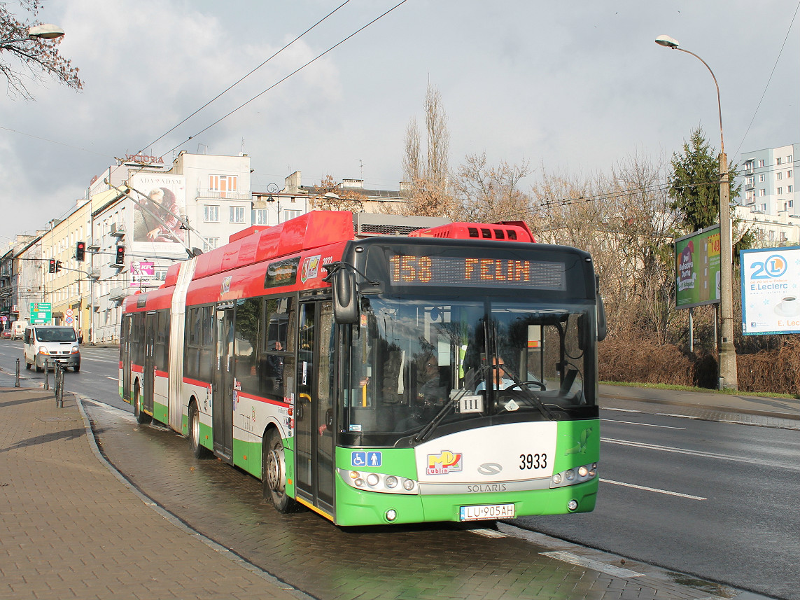 Люблин, Solaris Trollino III 18 M № 3933