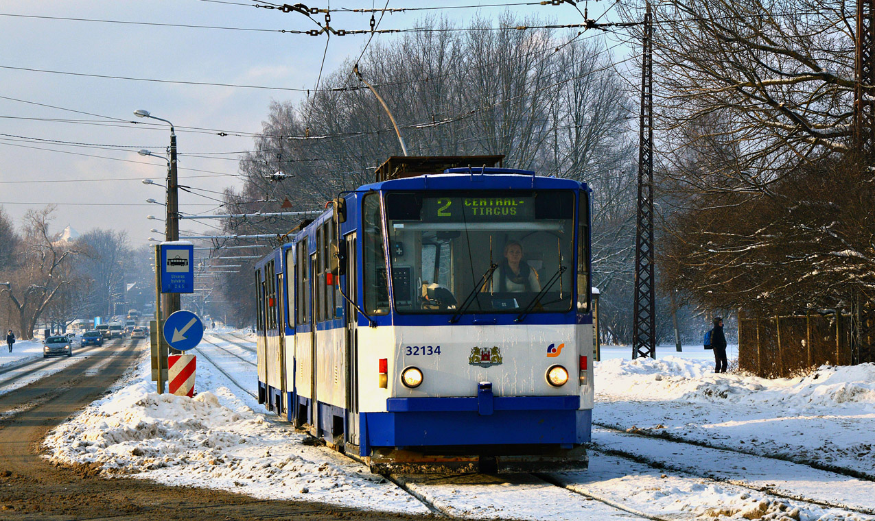 Рига, Tatra T6B5SU № 32134