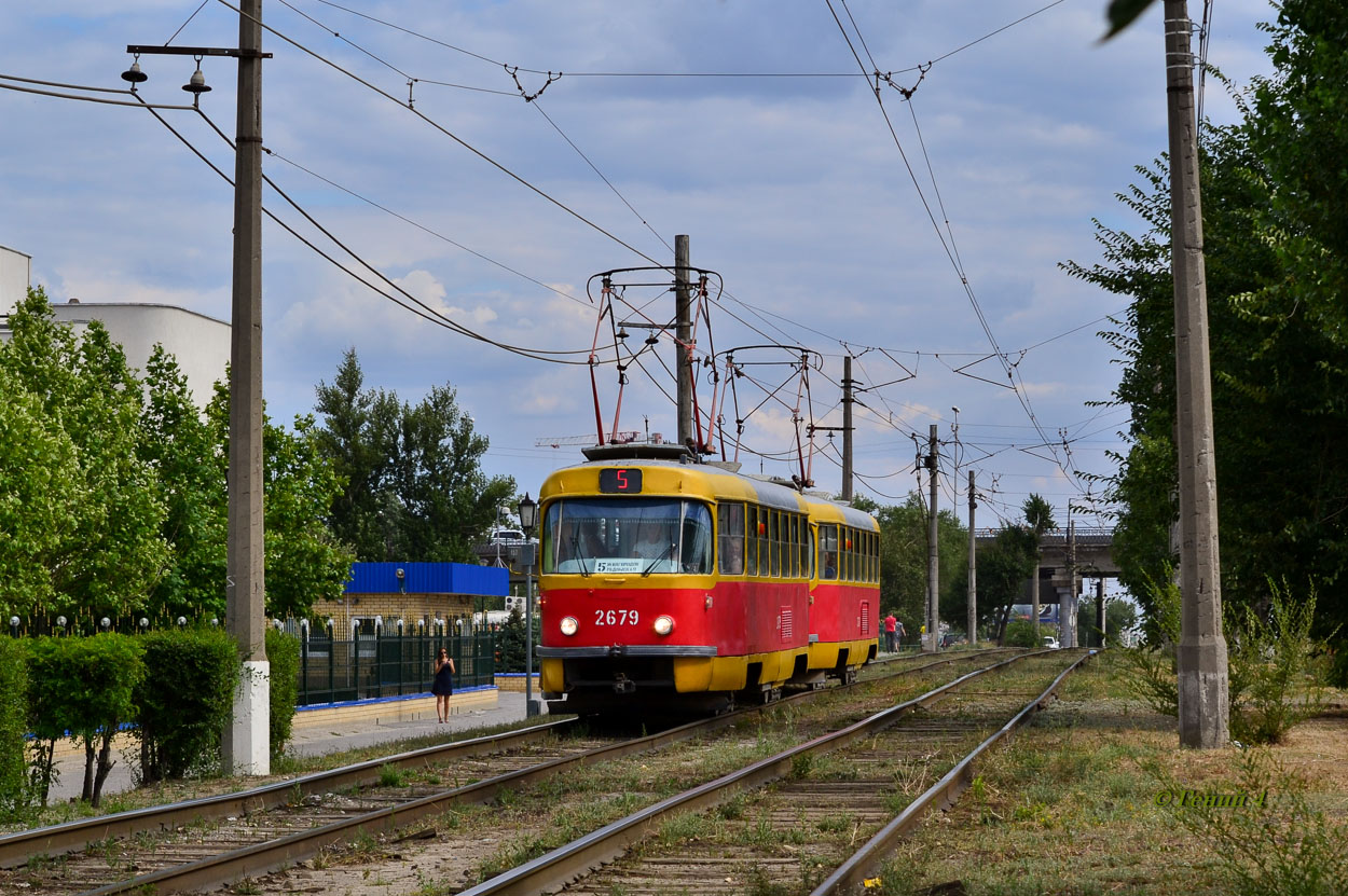 Волгоград, Tatra T3SU (двухдверная) № 2679