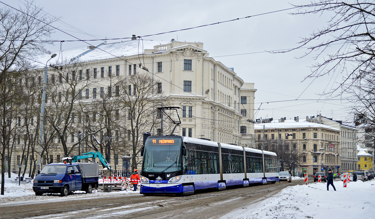 Рига, Škoda 15T1 ForCity Alfa Riga № 58011