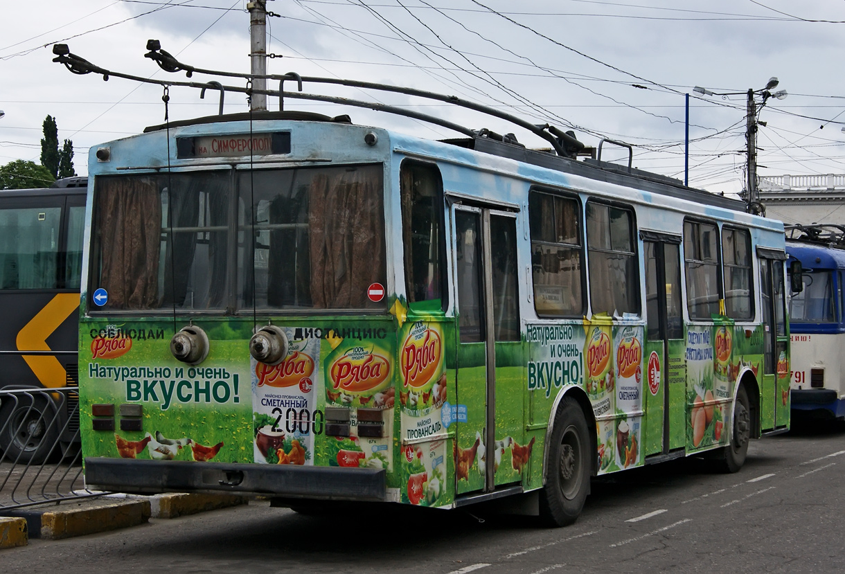 Крымский троллейбус, Škoda 14Tr02/6 № 2000