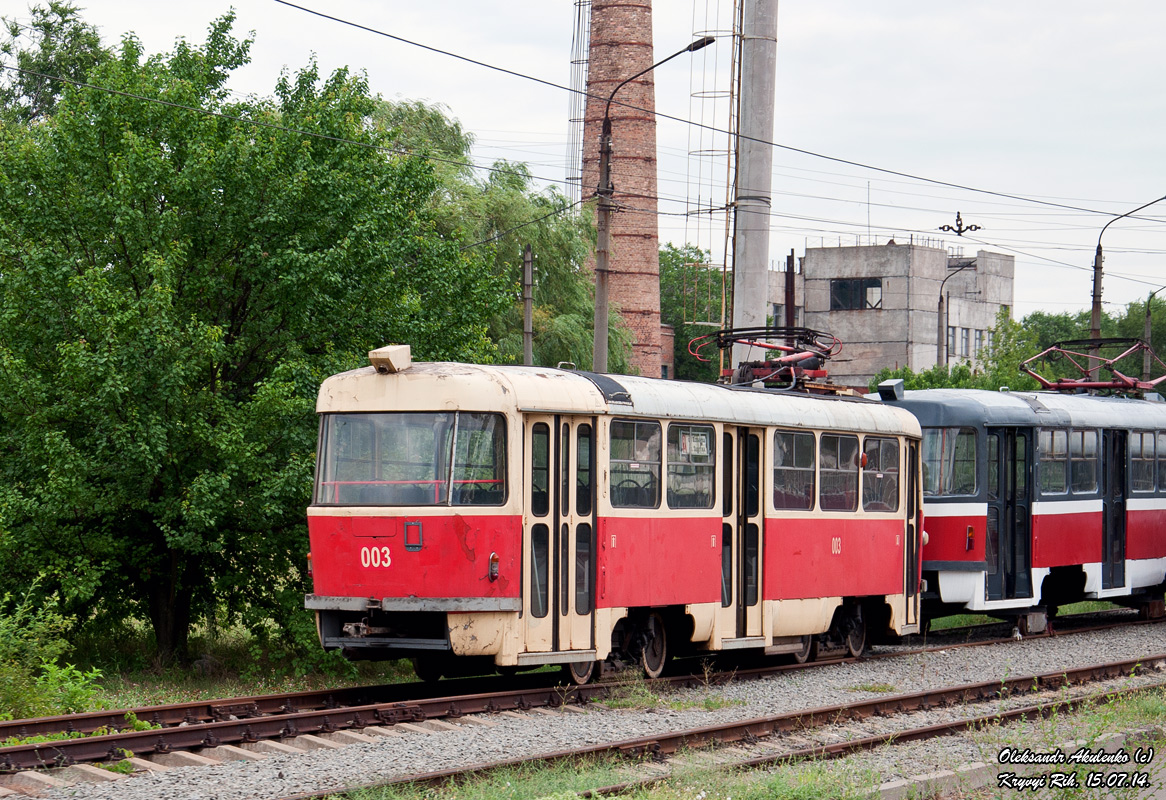 Кривой Рог, Tatra T3R.P № 003