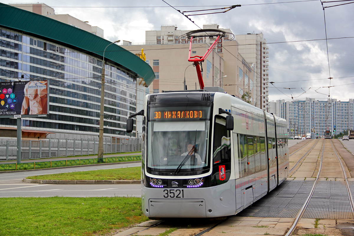 Москва, 71-414 (Pesa Fokstrot) № 3521