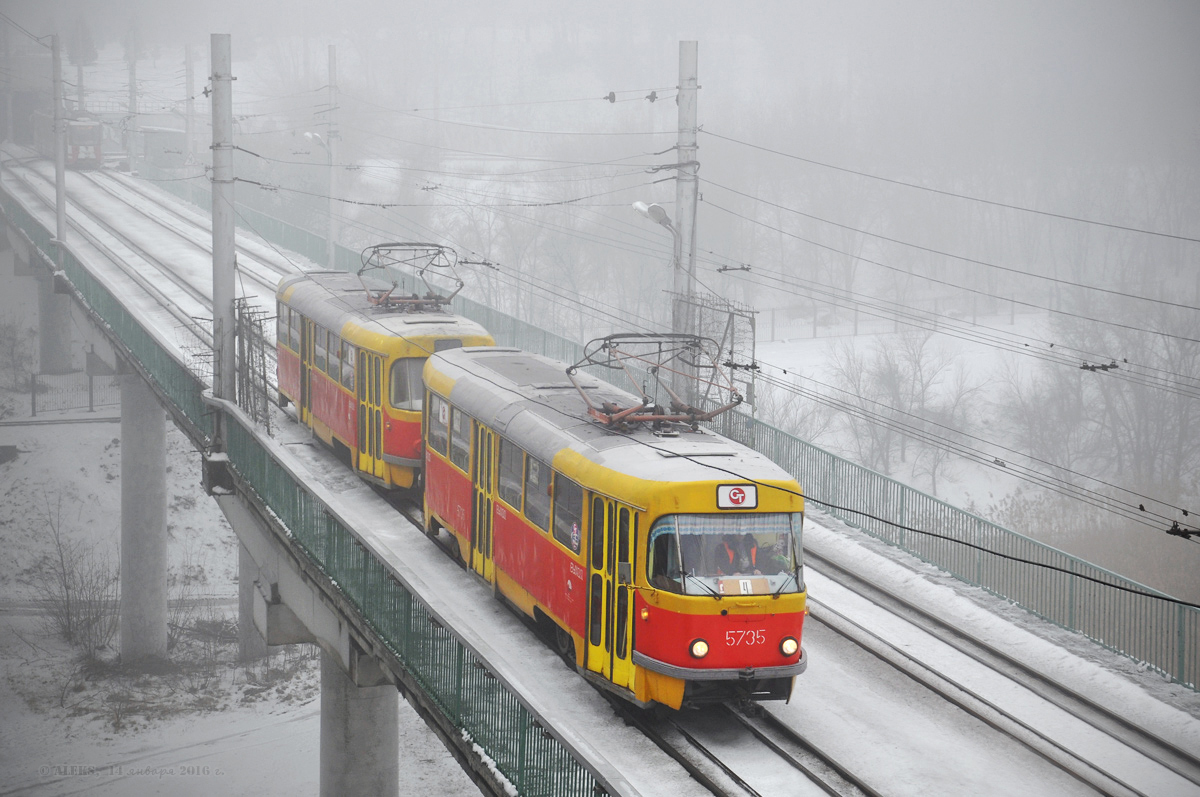 Волгоград, Tatra T3SU № 5735