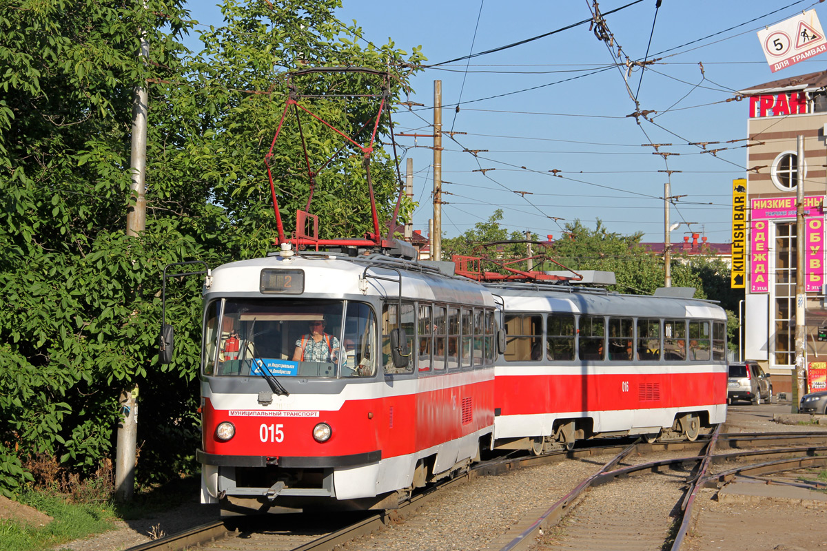 Краснодар, Tatra T3SU КВР ТРЗ № 015
