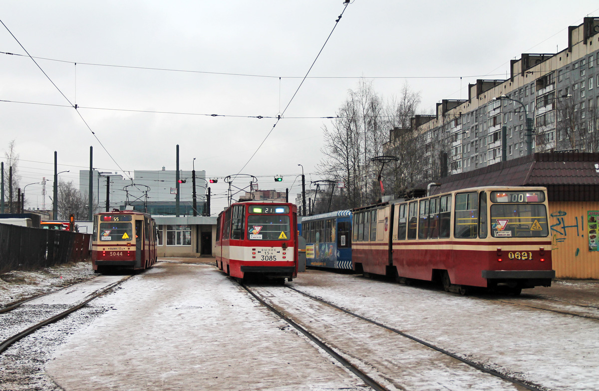 Санкт-Петербург, ЛВС-86К № 5044; Санкт-Петербург, ЛВС-86К № 3085; Санкт-Петербург, ЛВС-86К № 0621; Санкт-Петербург — Конечные станции и разворотные кольца