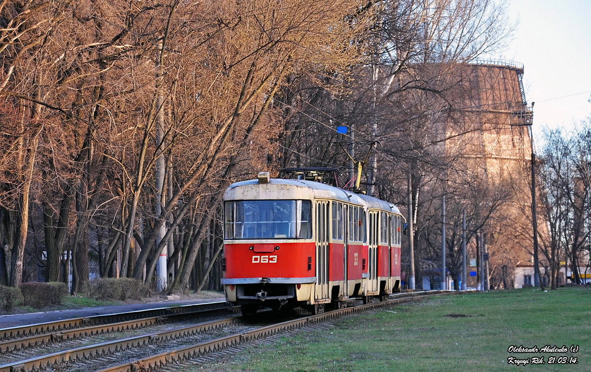 Кривий Ріг, Tatra T3 № 063 Кривий Ріг, Tatra T3 № 063