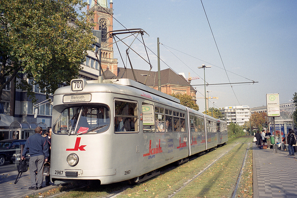 Düsseldorf, Duewag GT8 № 2967