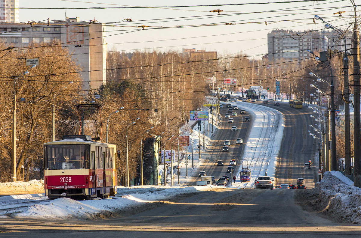Ижевск, Tatra T6B5-RA № 2038; Ижевск — Линии электротранспорта