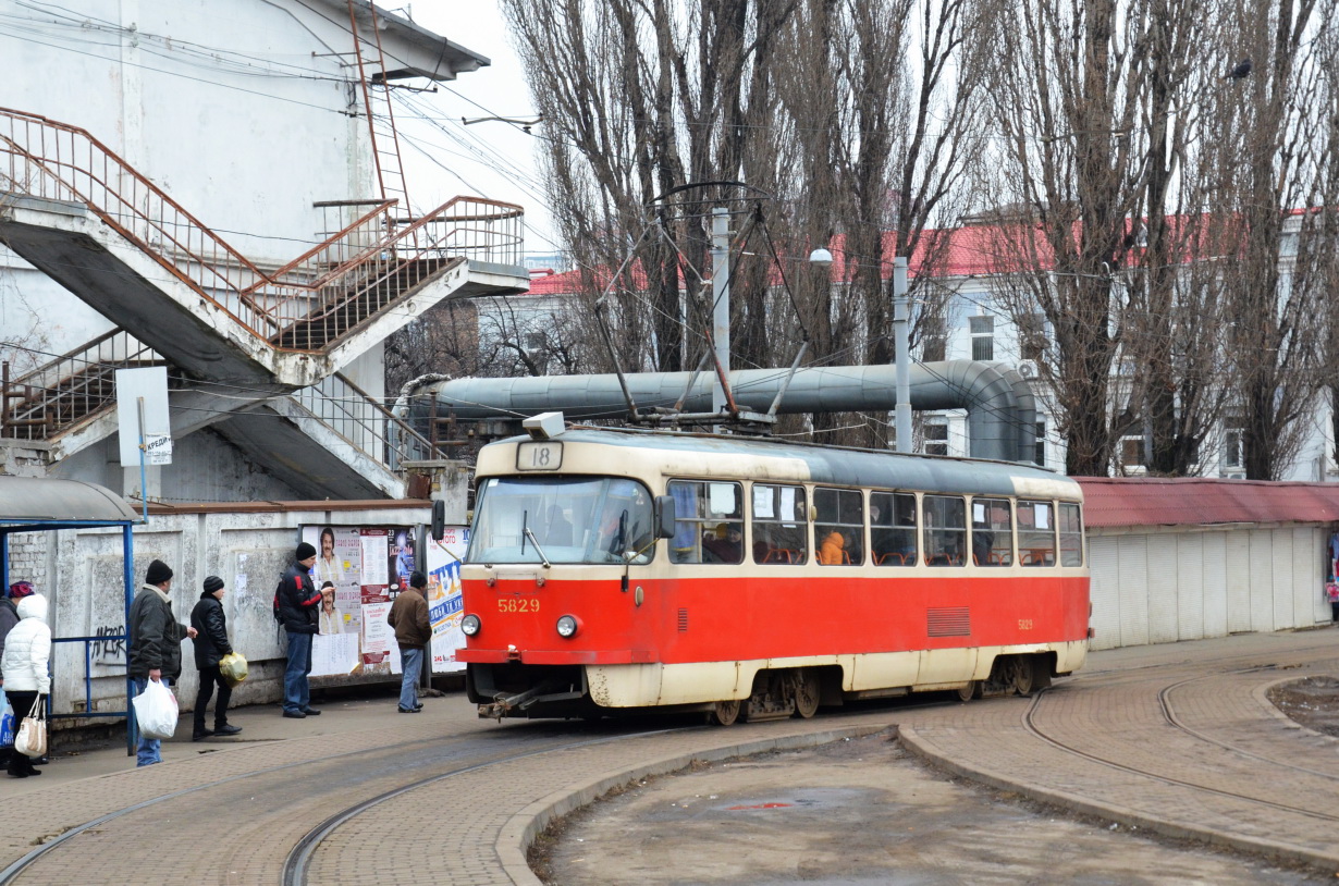 Киев, Tatra T3SU № 5829