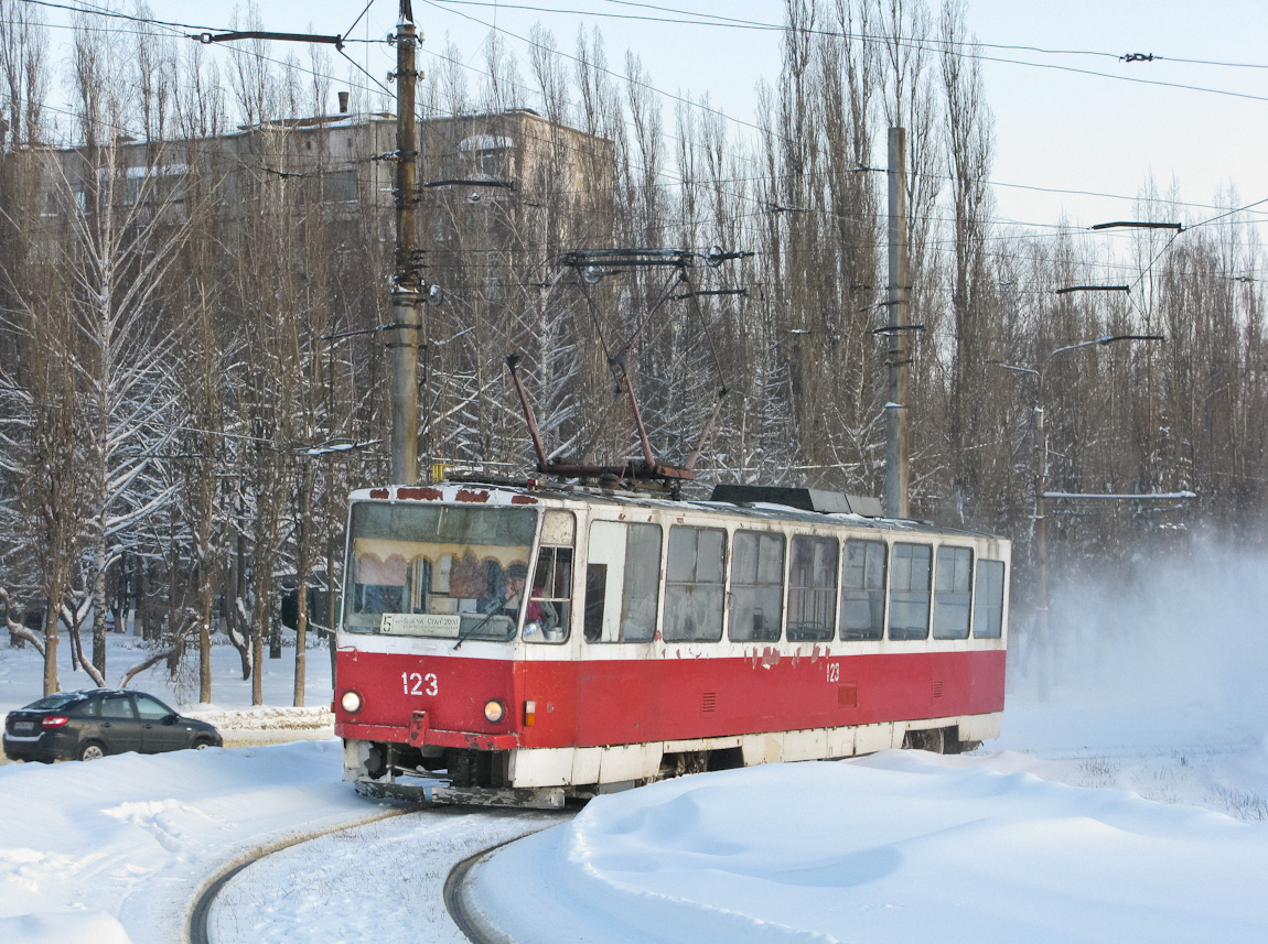Липецк, Tatra T6B5SU № 123