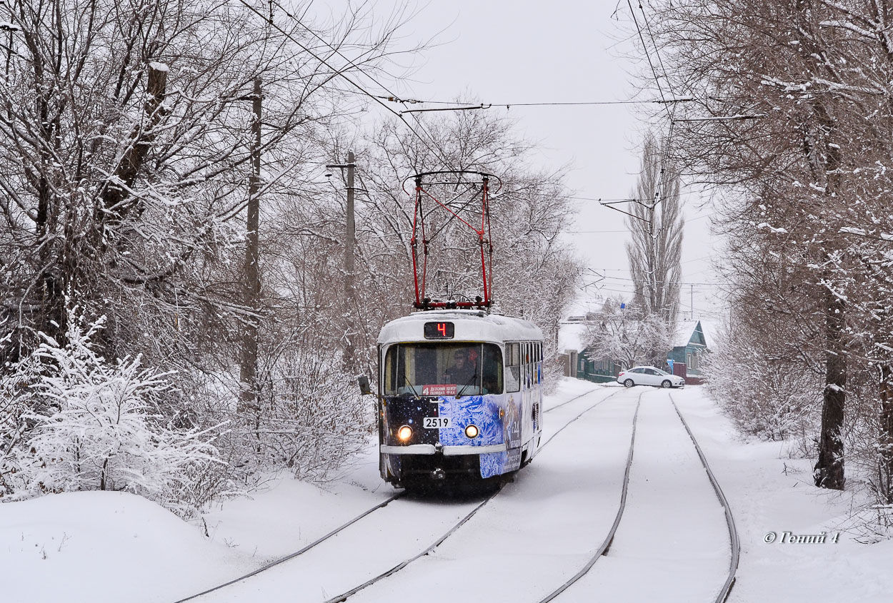 Волгоград, Tatra T3SU (двухдверная) № 2519